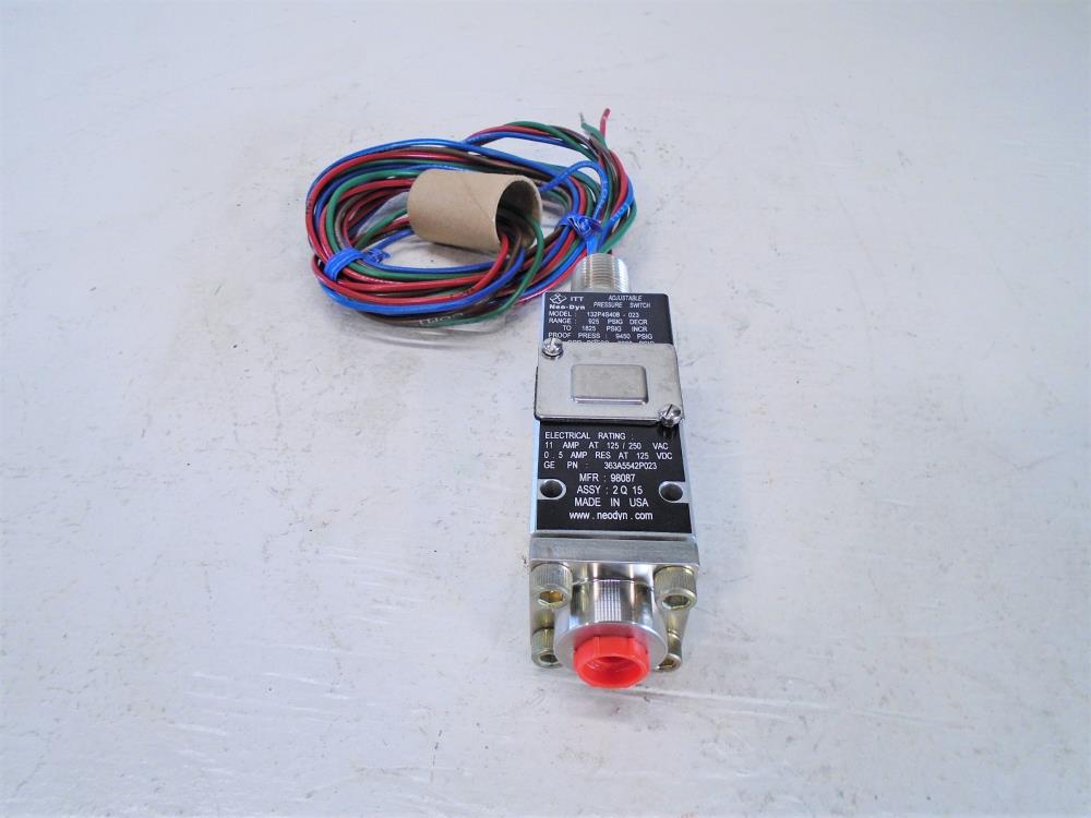 ITT Neo-Dyn Adjustable Pressure Switch 132P4S408-023